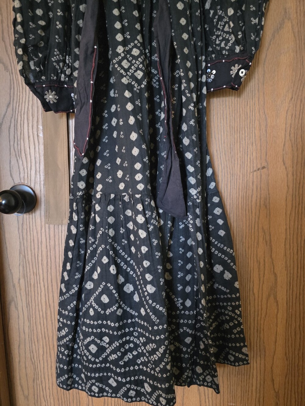 NWT Sea New York Maja Embroidered Long Sleeve Dress in Black Size Medium *Flawed - Picture 9 of 15